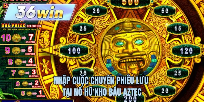 Nhập cuộc chuyến phiêu lưu tại nổ hũ kho báu Aztec